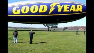 Goodyear blimp takeoffMOV [upl. by Micheline]