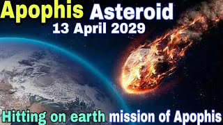 Apophis asteroid 99942 hitting on earth 13 April 2029 [upl. by Ahsil]