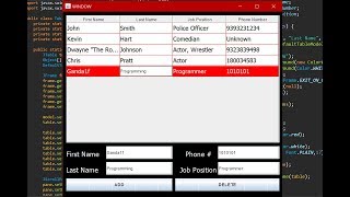 JTable in JAVA Swing  ADD Data into JTable [upl. by Ultun850]