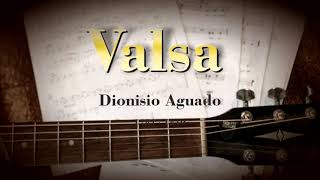 Valsa  Dionísio Aguado  Partitura  Tablatura [upl. by Dib]