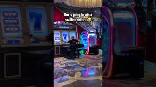 BRO IS GOING TO WIN A GAZILLION DOLLARS casino slots jackpot [upl. by Yssep]