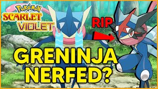 These Greninja changes are INSANE  Pokemon Scarlet amp Violet [upl. by Eelnyl]