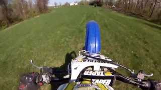 Long wheelie on 07 yz250f [upl. by Mclaurin]