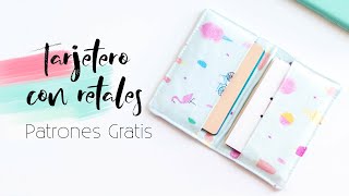 Como hacer un TARJETERO de Tela con retales DIY Lorena Gil [upl. by Stag]