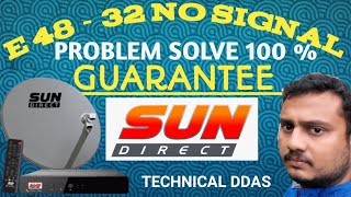 Sun Direct E4832 amp E05032 Problem Solved 1 Minute [upl. by Panther]