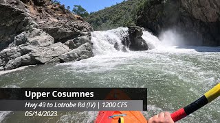 Upper Cosumnes River CA  Highway 49 Bridge to Latrobe Rd IV [upl. by Iohk]