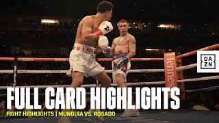 FULL CARD HIGHLIGHTS  Jaime Munguía vs Gabriel Rosado [upl. by Ebocaj818]