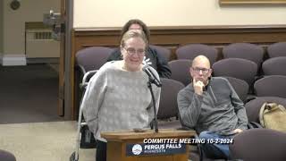 Fergus Falls MN Committee Meeting Of The Whole City Council 1022024 [upl. by Dempsey]