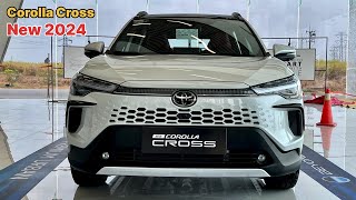 New 2024 Toyota Corolla Cross L8V Best SUV Super Luxury Exterior and Interior Walkaround Detial [upl. by Einnig]