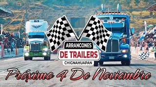 Arrancones De Trailers Chignahuapan Este 4 De Noviembre Pista Camelia [upl. by Ori241]