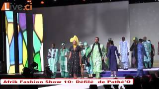 Afrik Fashion Show 10 defilé du créateur ivoirien Pathéo [upl. by Iaverne]