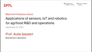 Auke Ijspeert  Research in The Biorobotics Laboratory BioRob EPFL [upl. by Kcirtapnaes]