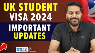 UK Student Visa Important Updates 2024  Study in UK  uk september intake 2024 [upl. by Noit109]