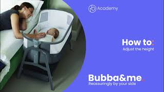 BubbaampMe Crib  How to adjust the height  Ickle Bubba [upl. by Carmencita]