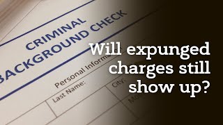 Do expunged charges show up on a background check [upl. by Raychel]