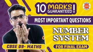 10 Marks Guaranteed in Number System  Class 9 Maths  Most Important Question  CBSE 202324 [upl. by Acinehs]