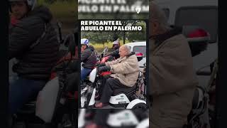 🛵🚦 ¡Increíble Abuelito en moto eléctrica cruza el semáforo en rojo sin patente en Av del Libertador [upl. by Yawnoc]