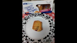 My Review on Entenmanns Bakers Delights Mini Raspberry and Cheese Danish [upl. by Petulia919]