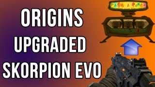 Origins  NEW Gun Skorpion EVO Pack a Punched Evolved Death Stalker Black Ops 2 Zombies [upl. by Terrie540]