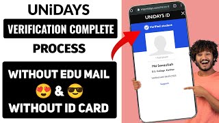 Verify UNiDAYS Account Complete Process 2024 to 2025  How to Claim Apple Education Discount [upl. by Ajtak799]