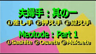 第６回：掌底技法防御技其の一｢①差し手 ②押え手 ③迎え手」Defense techniques 0f Shoteigiho part1：①Sashite ②Osaete ③Mukaete [upl. by Sugirdor]