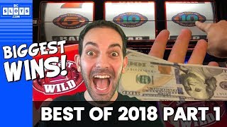 💰BIGGEST WINS of 2018 💰All wins 800 📆 Part 1 of 2 ✦ BCSlots [upl. by Uund]