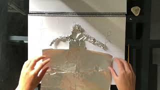 Sculpture Alberto Giacometti and Tinfoil activity [upl. by Gabriell179]