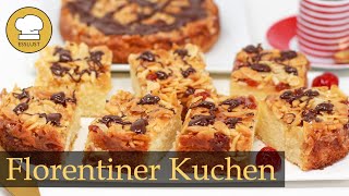 FLORENTINER KUCHEN mit karamellisierten Mandeln [upl. by Krauss907]