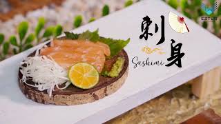 Fresh Miniature Salmon Sashimi with Wasabi Ponzu Sauce  Rapture Miniature Sashimi in Tiny Kitchen [upl. by Arama]