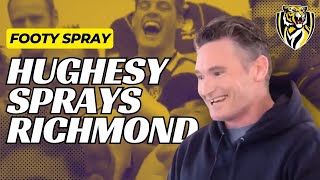 Hughesy Sprays Richmond  The Footy Show  AFL AFL DaveHughes richmondfc throwback [upl. by Ailegave]