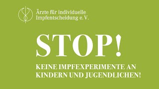 Dr med Jost Deerberg STOP Keine Impfexperimente an Kindern und Jugendlichen [upl. by Sorcha]