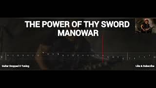 MANOWAR  THE POWER OF THY SWORD  TAB GUITAR [upl. by Aredna340]