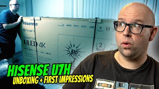 HISENSE 85inch U7H Unboxing  Impressions [upl. by Cotsen]