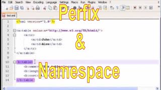 XML PART 05 Prefix and Namespace [upl. by Eednarb]