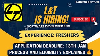 LampT Diploma Engineer Trainee Off Campus Fresher Hiring [upl. by Sheeb]