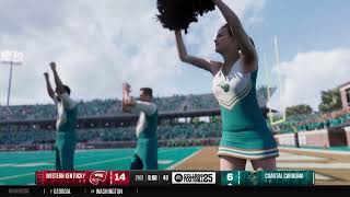 L7C NCAA 25 Coastal Carolinas 1st game of the new season [upl. by Ettedranreb932]