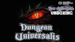 Dungeon Universalis New Challenges UNBOXING [upl. by Notyard]