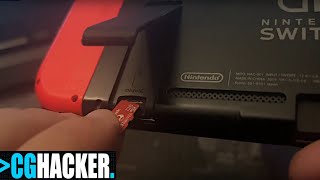 Nintendo Switch  How to insert SD Card 2024 [upl. by Htennaj409]