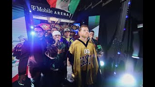 Santa Fe Klan y salida de Canelo en Las Vegas [upl. by Aryek191]