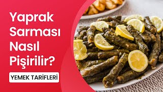 Yaprak Sarması Nasıl Pişirilir  Yemek Tarifleri [upl. by Deery]