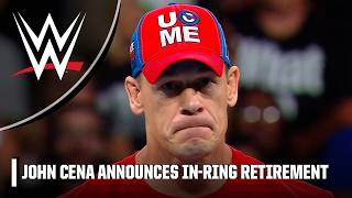 John Cena announces inring retirement in 2025 invites superstars to come get some  WWE on ESPN [upl. by Howland]