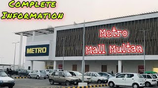 Metro Mall Multan  Best Store for GroceryShopping In Multan  Complete Information  Musafir Vlogs [upl. by Ahseenal]