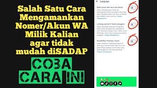 NOMER  AKUN WHATSAPP Mudah diSADAP  Mungkin ini salah satu PENYEBABNYA [upl. by Dhumma398]