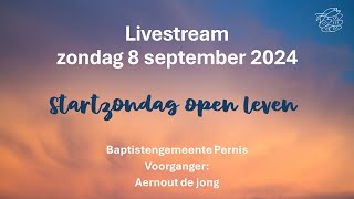 Baptistengemeente Pernis 8 september startzondag open leven [upl. by Mcnally]