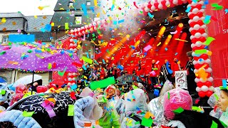 KARNEVAL DÜSSELDORF 2024Helau in DüsseldorfBest Carnival in Germany 4K 60FPS [upl. by Acirtap862]