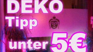 FENSTER DEKO TIPP unter 5 Euro Stylisch [upl. by Gardy]