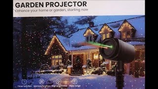 ENJOYEDLED Garden Projector For The Holiday Season [upl. by Nilekcaj]