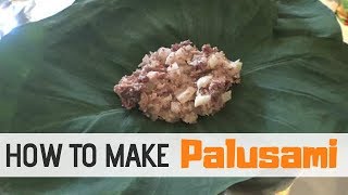 Fijian Palusami Recipe [upl. by Rape646]