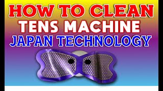 HOW TO CLEAN TENS MACHINE [upl. by Leachim152]