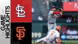 Cardinals vs Giants Game Highlights 42523  MLB Highlights [upl. by Timothee585]